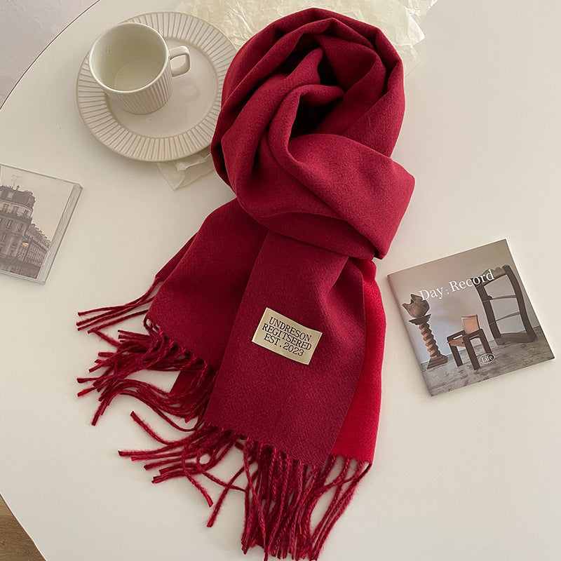 Double-sided Cashmere Scarf