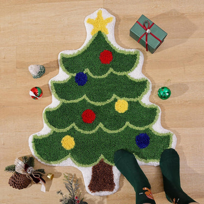 Christmas Cashmere Tree Mat