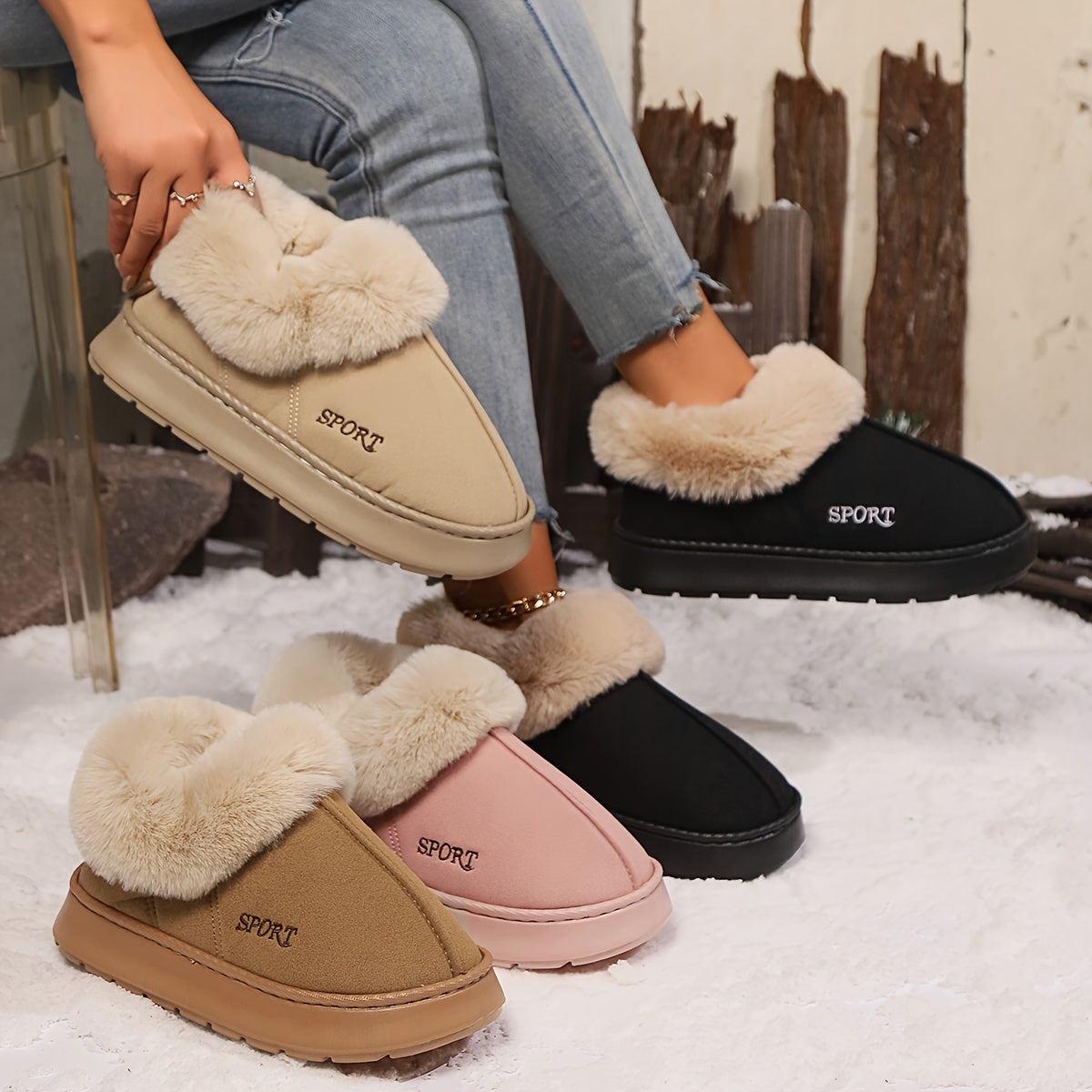 Cozy Faux Fur Flips