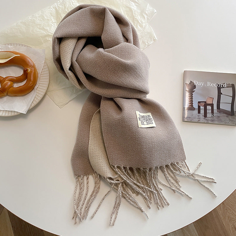 Double-sided Cashmere Scarf