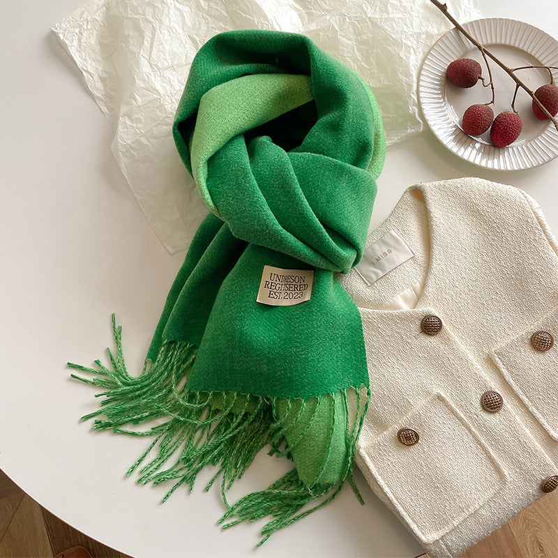 Double-sided Cashmere Scarf