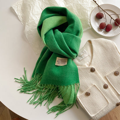 Double-sided Cashmere Scarf