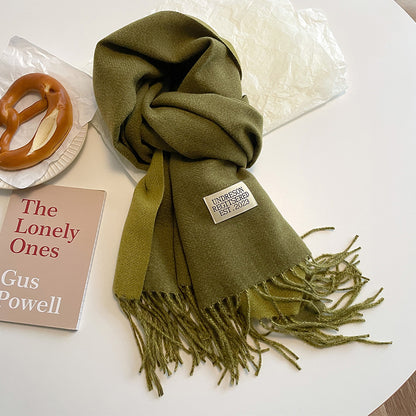 Double-sided Cashmere Scarf