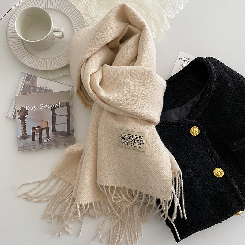 Double-sided Cashmere Scarf