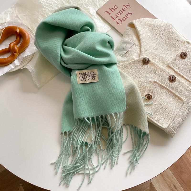 Double-sided Cashmere Scarf