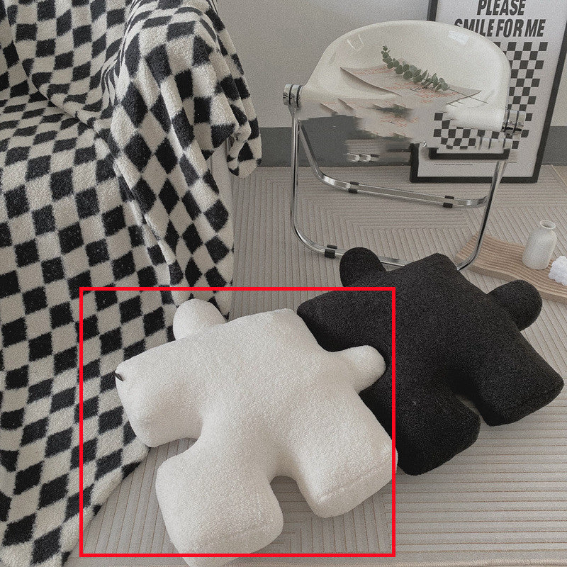 Stuffed Creative Puzzle Shaped Pillow