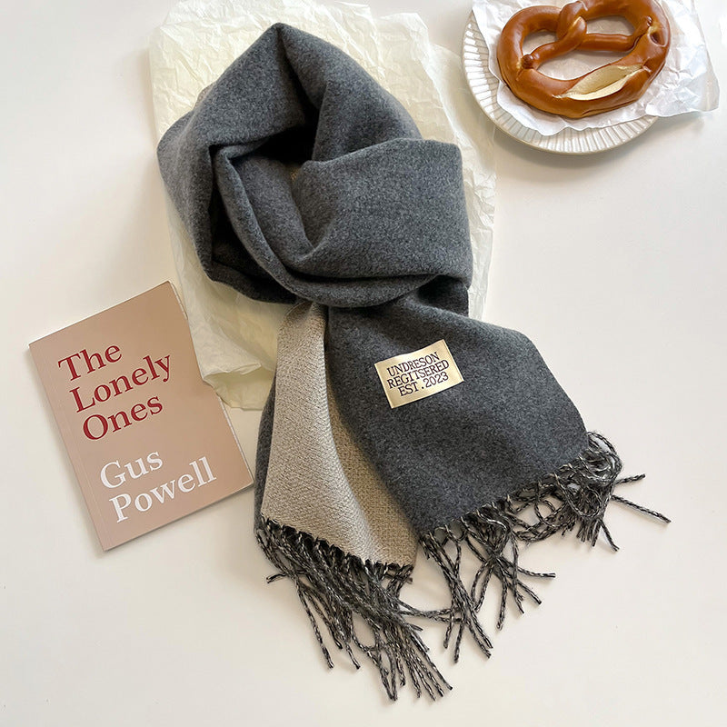 Double-sided Cashmere Scarf