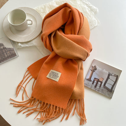 Double-sided Cashmere Scarf