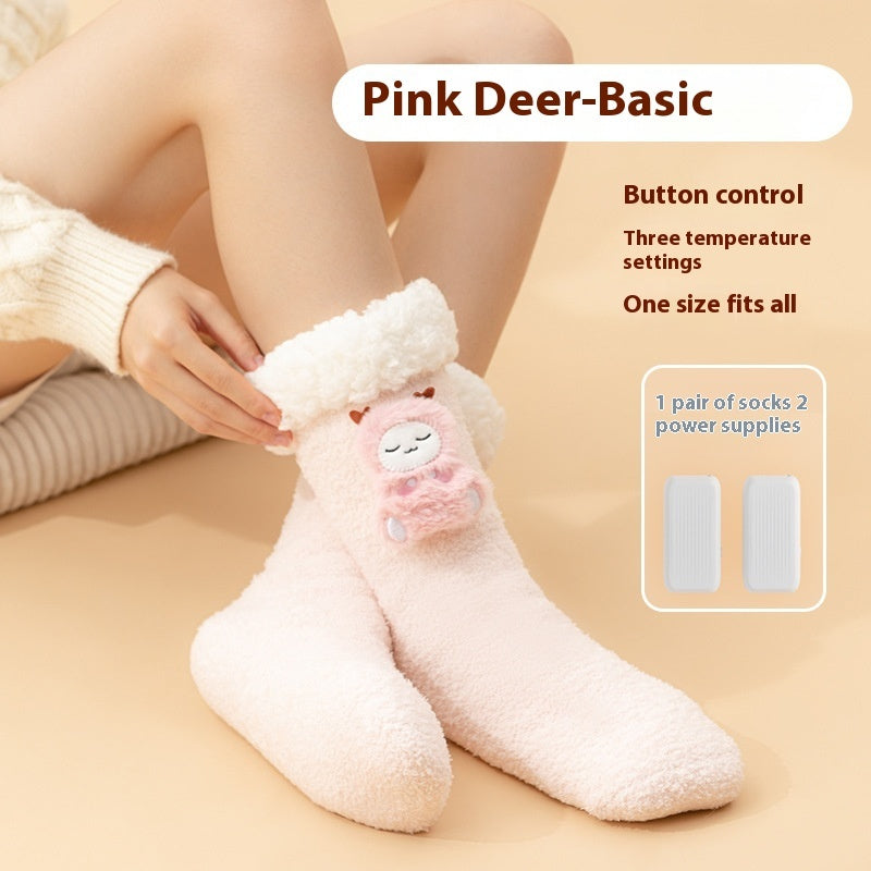 Fleece Heating Socks