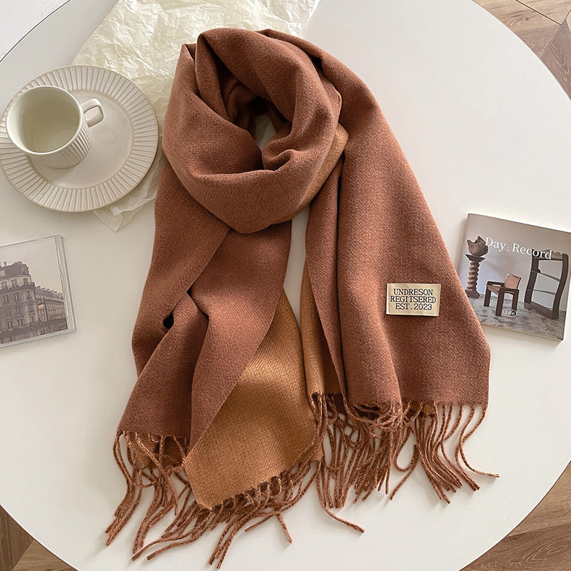 Double-sided Cashmere Scarf