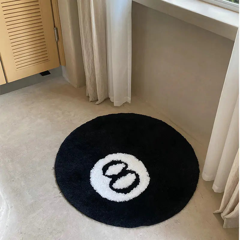 Billiards 8 Ball Rug