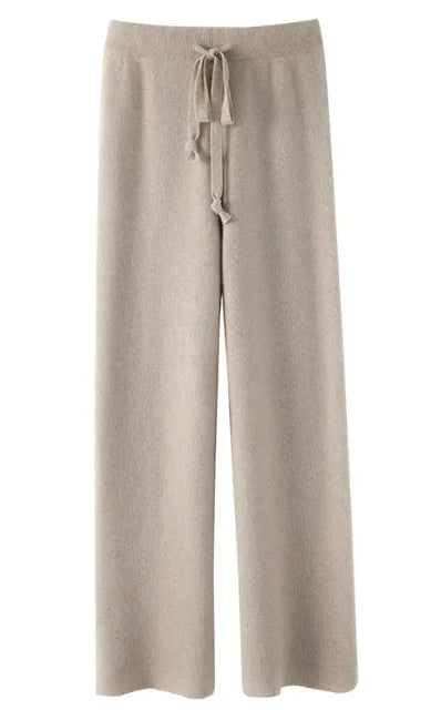 Cozy DrapeWide-Leg Pants