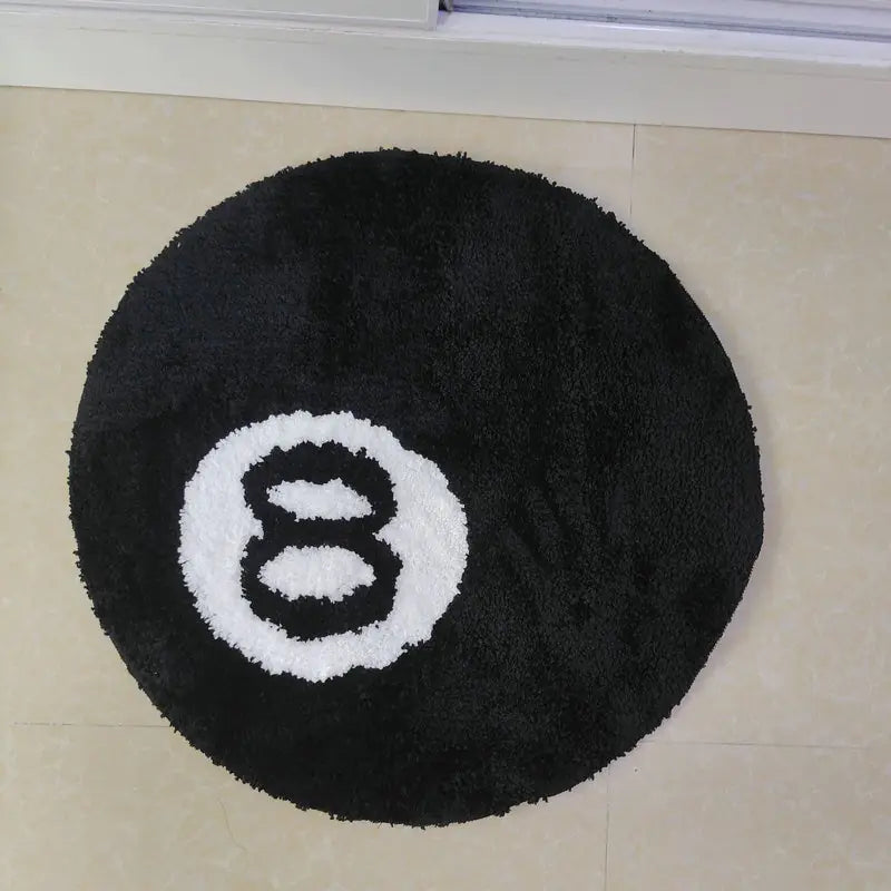 Billiards 8 Ball Rug