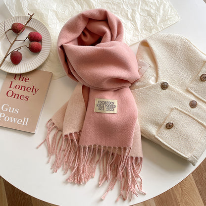 Double-sided Cashmere Scarf