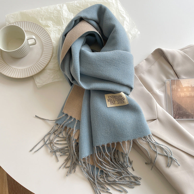 Double-sided Cashmere Scarf