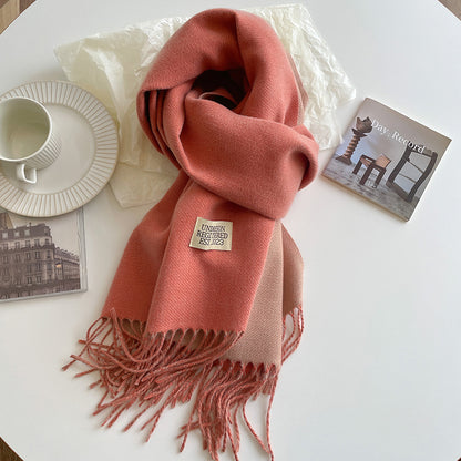 Double-sided Cashmere Scarf