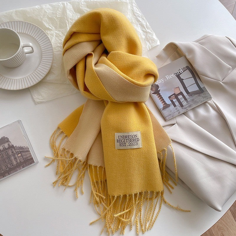 Double-sided Cashmere Scarf