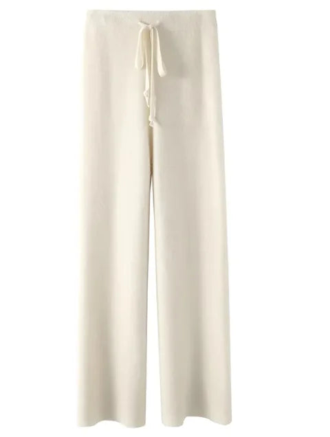 Cozy DrapeWide-Leg Pants