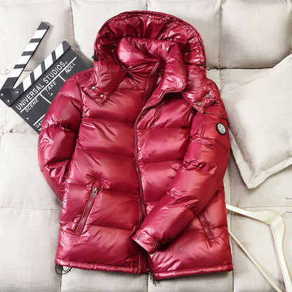 Glossy Men's Down Jacket