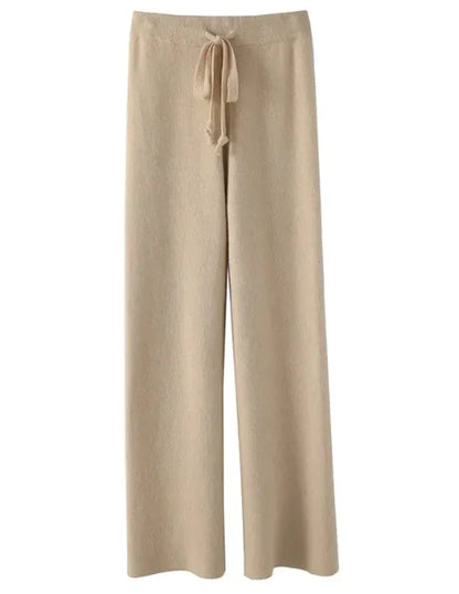 Cozy DrapeWide-Leg Pants