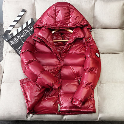 Glossy Men's Down Jacket